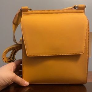 NWT Faux Nubuck Crossbody